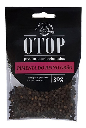 Pimenta Do Reino Grão 30g Otop