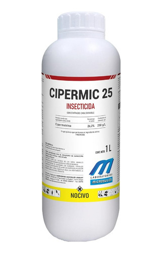 Cipermetrina Insecticida Cipermic 1 Litro