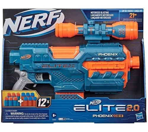 Lançador Nerf Elite 2.0 Phoenix Cs-6 Hasbro E9962 14958