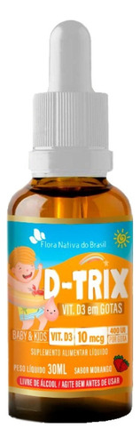 Vitamina D3 D-trix Kids Gotas 30ml Flora Nativa