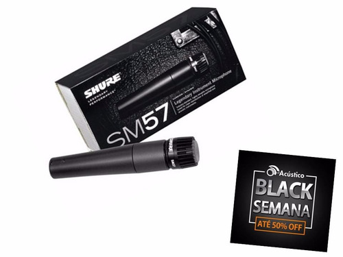 Microfone Shure Sm57-lc Dinâmico Original Revendedor Oficial