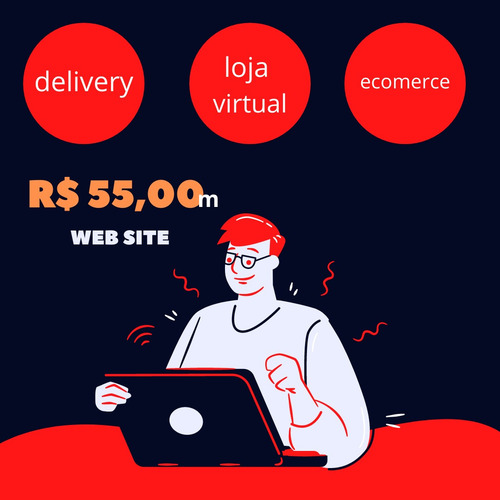 Imagem 1 de 8 de Site Delivery Ecommerce E Loja Virtual