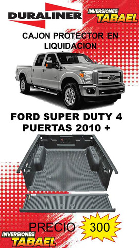 Cajón Protector Duraliner Ford Super Duty 4 Puertas Remate