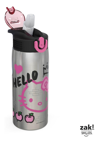 Zak Designs Sanrio Botella De Agua Para Viajes Y En Casa, 19