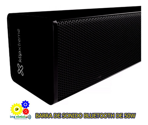 Barra De Sonido Klip Xtreme 50w Bt Usb 3.5mm Hdmi Arc + Cr
