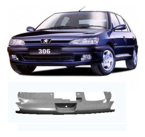 Parrilla Central Paragolpe Peugeot 306 1997/ S/emblema