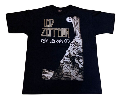 Camisa Camiseta Banda Led Zeppelin Mago Rock 100% Algodão 