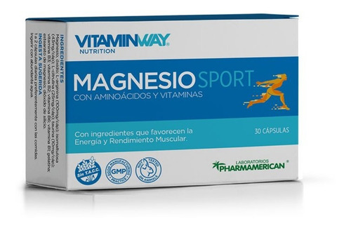 Suplemento Dietario Vitamin Way Magnesio Sport X 30 Cápsulas