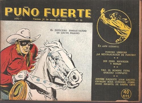 Revista Puño Fuerte Nº 29 Marzo 1951