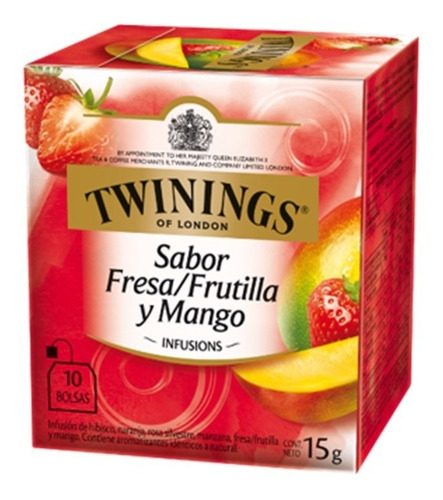 Imagen 3 de 6 de Té Twinings Surtido Infusiones Frutas (pack 12)/quetequieres