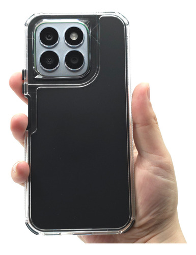 Funda Case Para Honor X8c Carcasa Full Protect Uso Rudo Shell Fosfo - Negro Honor X8c