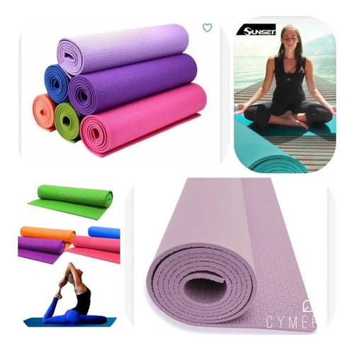 Promoción Colchoneta Yoga De 6mm + Pelota Pilates 65 Cm + In