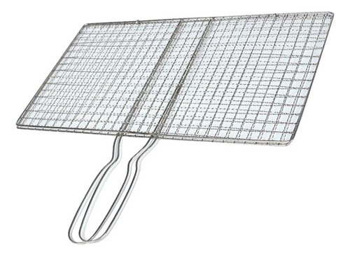 Parrilla De Barbacoa Acero Inoxidable Para Pescado 22x40cm