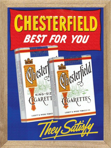 Cigarrillos Cuadros Poster Carteles Publicidades  M623