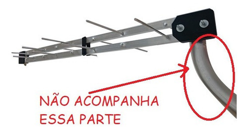 Antena Digital Externa Uhf Hdtv 16 Elementos Tv E Conversor