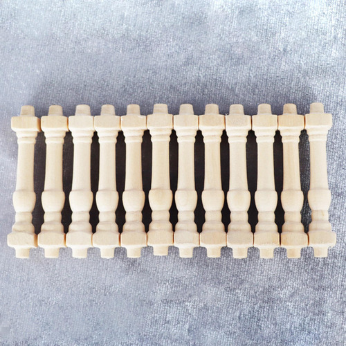 6 Casas De Muñecas Diy Constructores Madera 1/12 Husillos