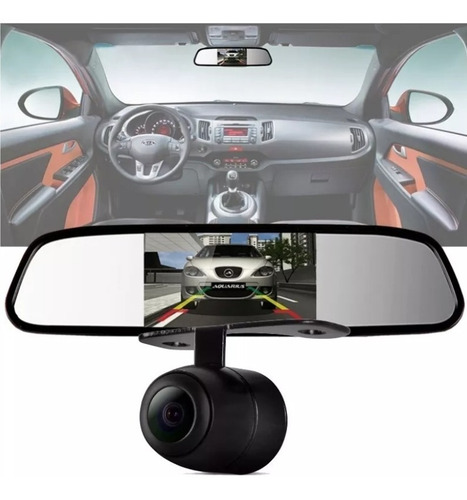 Imagem 3 de 5 de Kit Retrovisor + Camera + Sensor 8 Pontos S10 2013