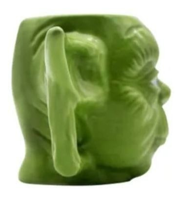 Caneca Formato 3d Mestre Yoda Star Wars Galaxia 400ml