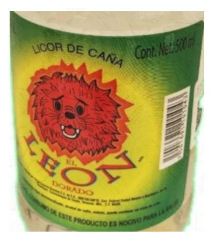 Pack De 4 Licor De Caña El León Dorado 500 Ml