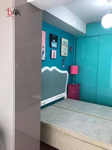Apartamento Venda Nysp Brooklin. 1 Quarto, 52m², 1 Vaga. Rua Guararapes 305 - Brooklin Novo. - Ap1841