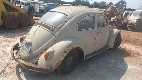 Vw Fusca 1968 Bege  Pecas Ou Inteiro