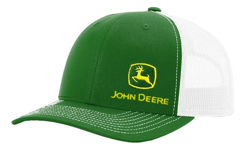 John Deere Gorra  Trucker Verde Y Blanco 