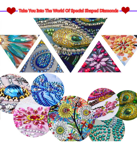 Posavasos Diy Diamond Paint, Paquete De 8 Vasos De Cerámica