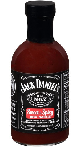 Salsa Bbq Jack Daniel's  Sweet & Spicy  **importado**