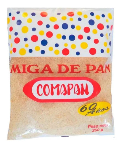 Imagen 1 de 1 de Miga De Pan Marca Comapan X250g - kg a $2925