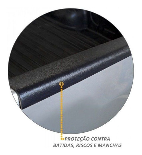 Imagem 10 de 10 de Kit Protetor Borda Amarok 2010 A 2019 Lateral Tampa Caçamba