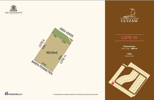 Imagen 10 de 19 de Lotes Residenciales En Cutzam, Yucatan Country Club