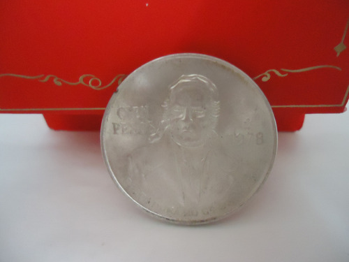 Moneda $100 Morelos Plata Real 0.720 Año 1978