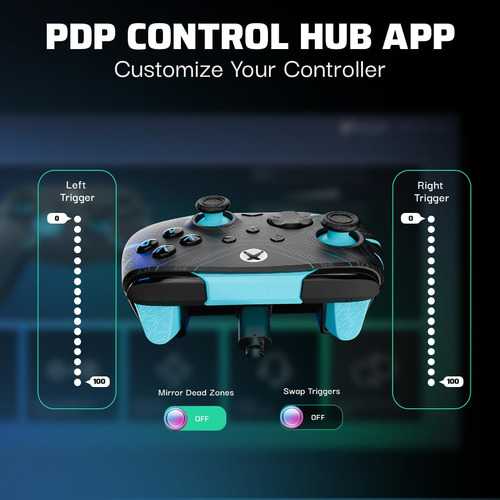 Controlador Con Cable Avanzado Pdp Rematch Glow - Serie Xbox