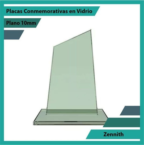 Placa De Vidrio Referencia Zennith Pulido Plano 10mm
