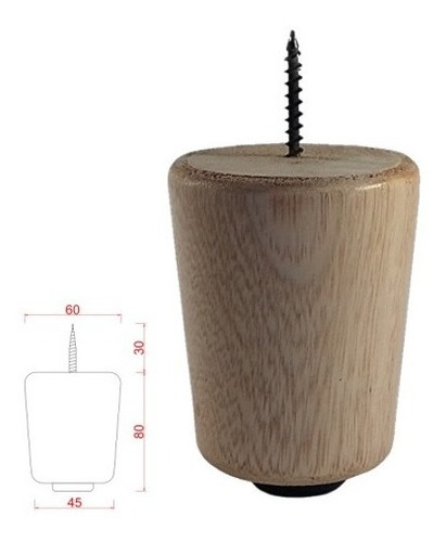 Pata De Madera Para Escritorio O Mesa