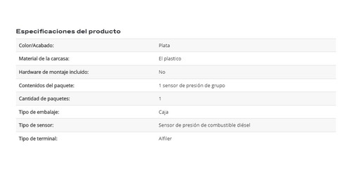Sensor Presion Aceite Chevrolet Kodiak C4500 2006