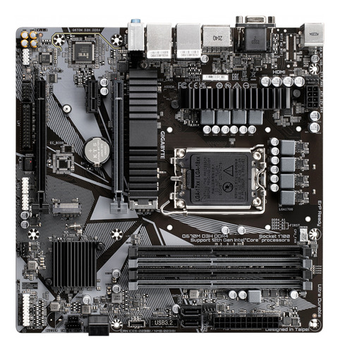 Tarjeta Madre Gigabyte Micro-atx Q670m D3h Ddr4 1700 Q670 Ex