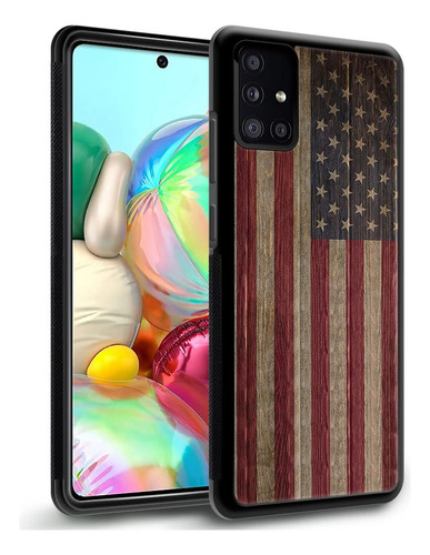 Funda Para Galaxy A71 5g Classic Vintage Wood Grain American