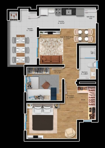 Imagem 15 de 15 de Apartamento - Vila Verde - Ref: 8361 - V-8361