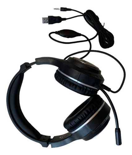 Fone Headset De Ouvido Gamer Com Microfone Led Usb Fx-05