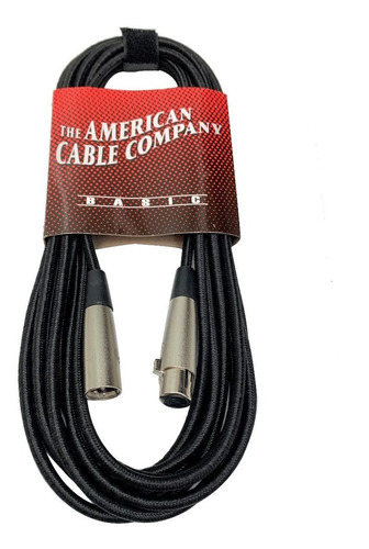 Cable De Microfono Xlr A Xlr 6mt 20 Pies Tex American Cable