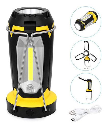 Linterna De Camping Camp Led Multifunción Cob Portátil Led