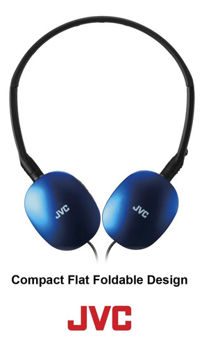 Fones De Ouvido Jvc Flats, Com Fio, Plano, Dobrável, Driver
