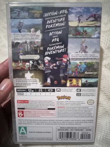 Pokémon Arceus N Switch Nunca Usado Sellado De Fabrica (Usado)