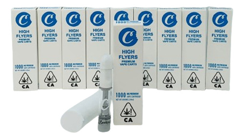 Pack 10 Cartridge 0,8 Ml Para Rosin Aceite Clear Cookies