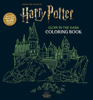 Libro Harry Potter Glow In The Dark Coloring Book Sku
