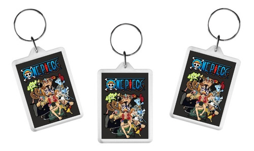 One Piece Llaveros Personalizados Souvenirs X10