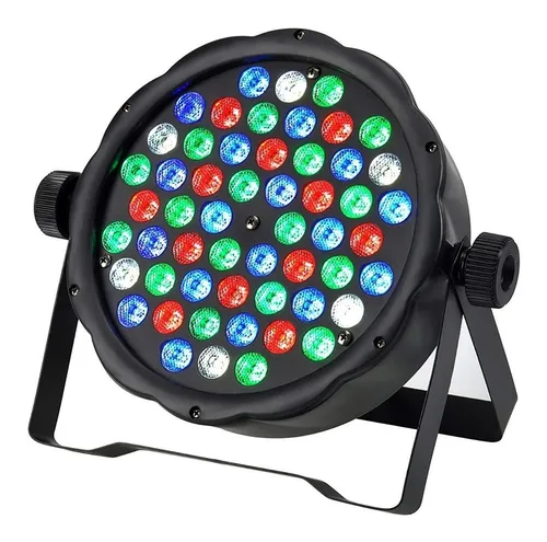 comprar Foco Led Rgbw Slim Par 54 Para Fiestas