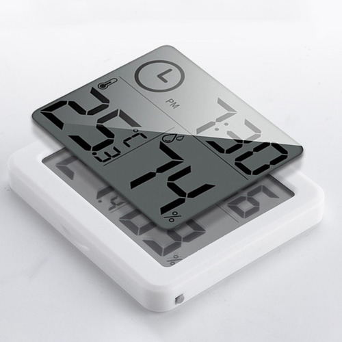 Mini Termómetro Reloj De Interior Monitor De Oficina