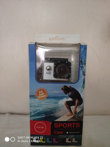 Cámara Deportiva Tipo Go Pro A Prueba De Agua.